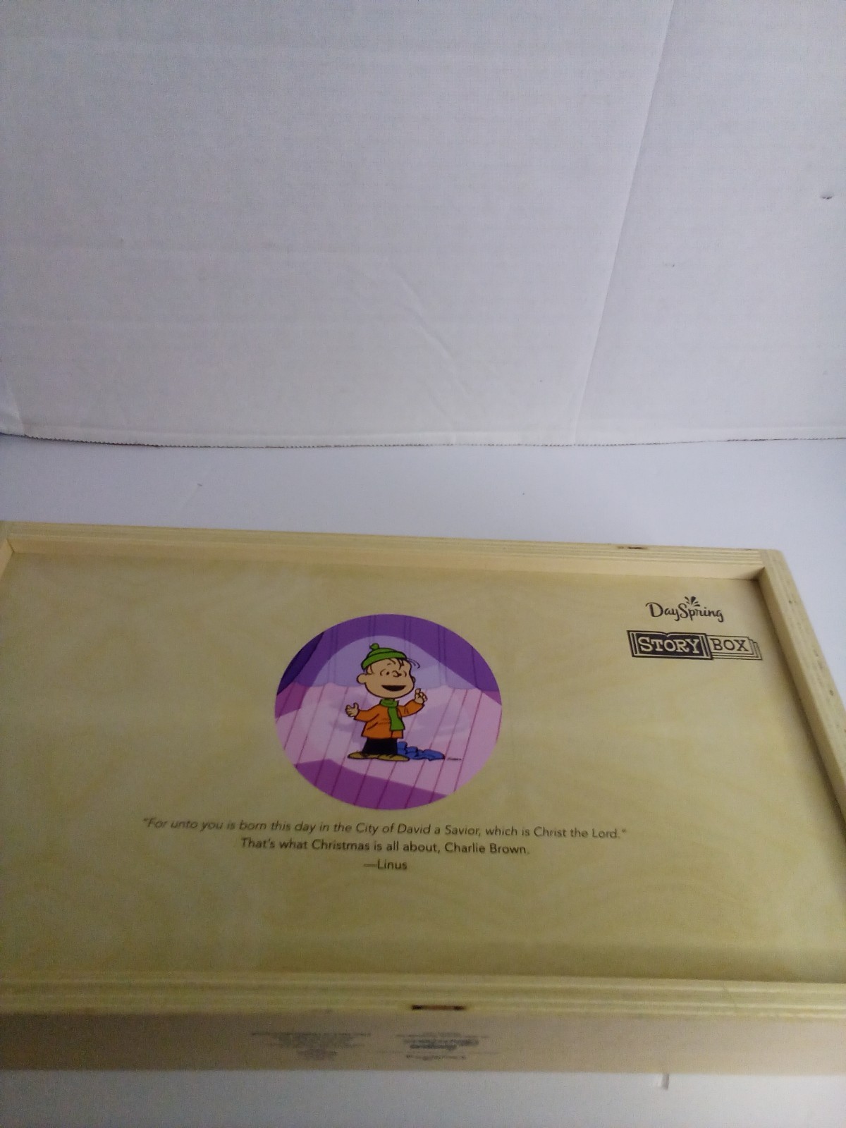 A Charlie Brown Christmas Storybox 7 Wood Characters Backgrounds Dayspring