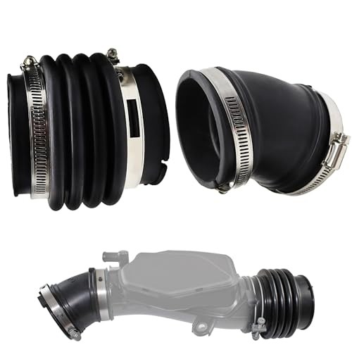 16576-EG00A 2 Pcs Air Intake Hose Fits for Infiniti M35 3.5L 2006 2007 2008