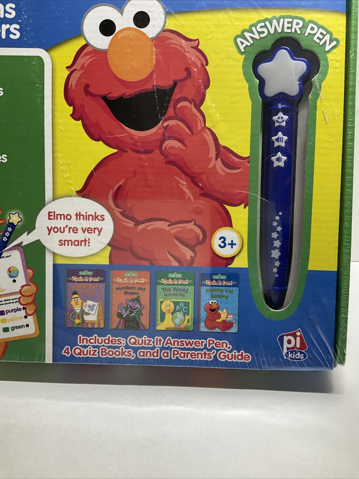 Excellent Quiz It Pen age 3+ PRESCHOOL 4x Books 450 Questions Sesame Street Elmo