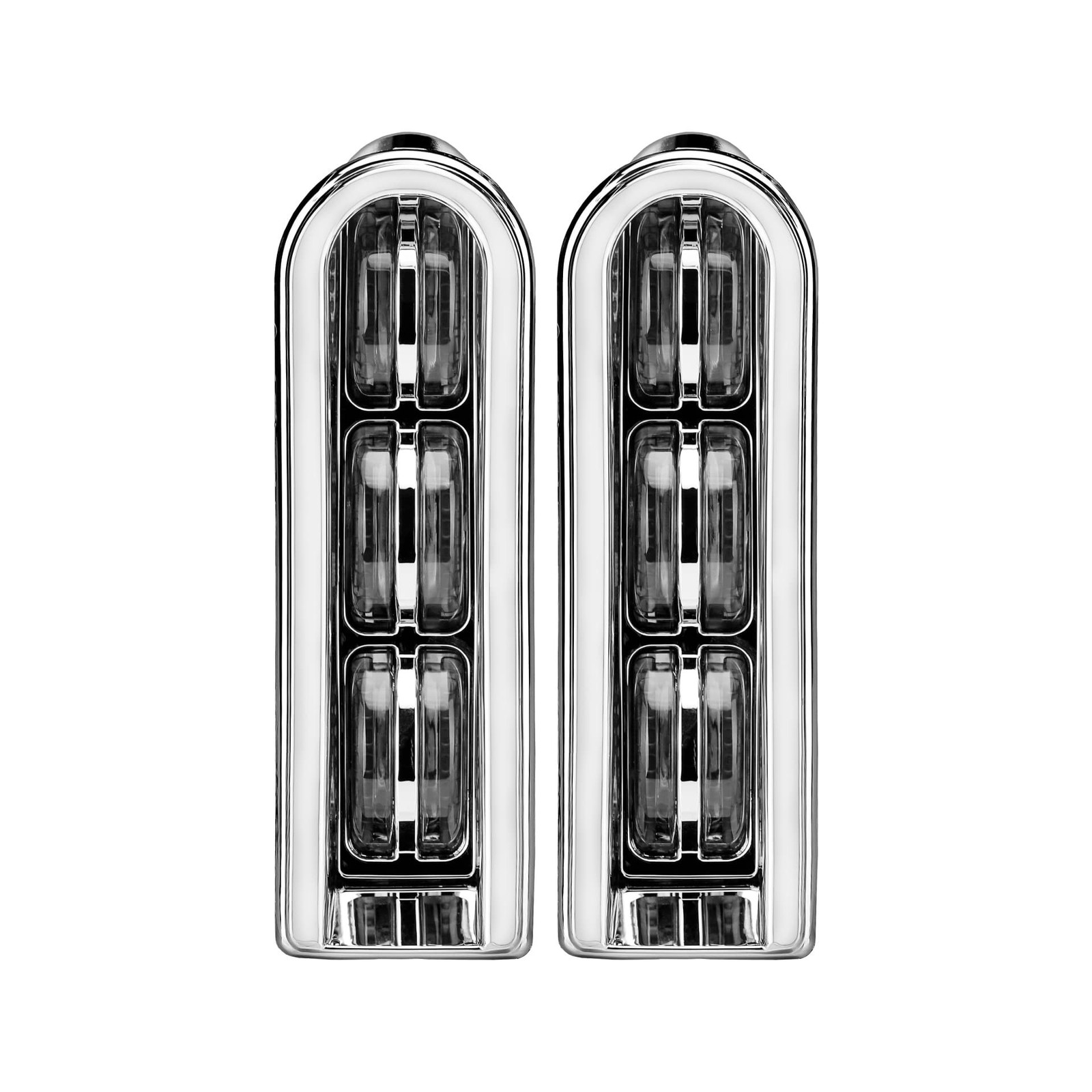 Motorcycle Rear Saddlebag Accent LED Light Insert Filler Support Black Replac…