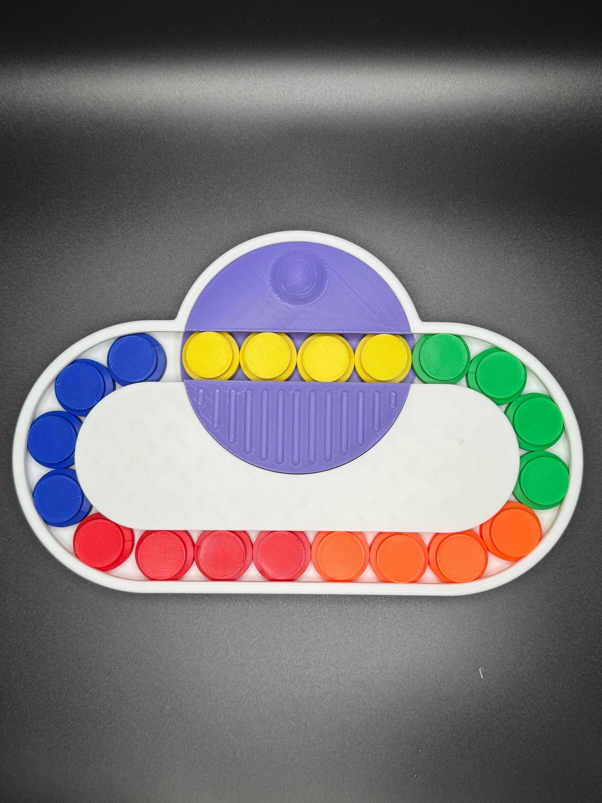 Top Spin Puzzle – High Quality 3D Printed Mind Game for Kids & Teachers – Fun