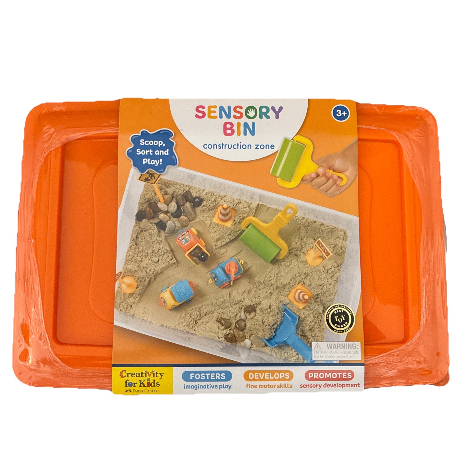 Creativity for Kids Sensory Bin: Construction Zone Playset – Preschool…