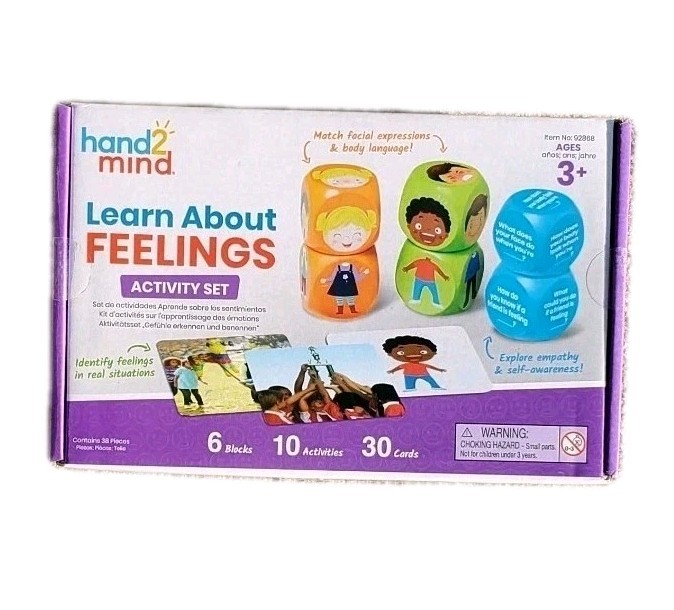Hand2Mind Learn About Feelings Activity Set Builds Empathy & Social Skills Age3+
