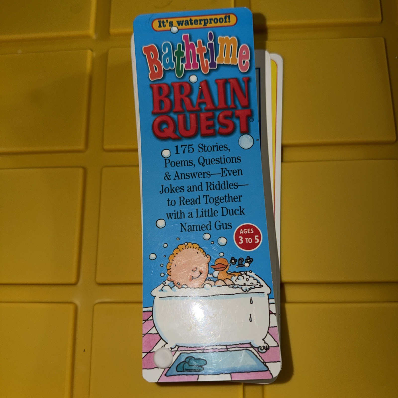 Bath Time Brain Quest Preschool Ages 3-5 Workman Publishing Waterproof