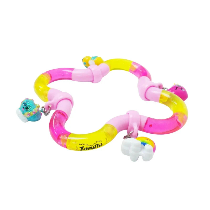 new Tangle Charms Fidgety Wearables color rush Bracelet