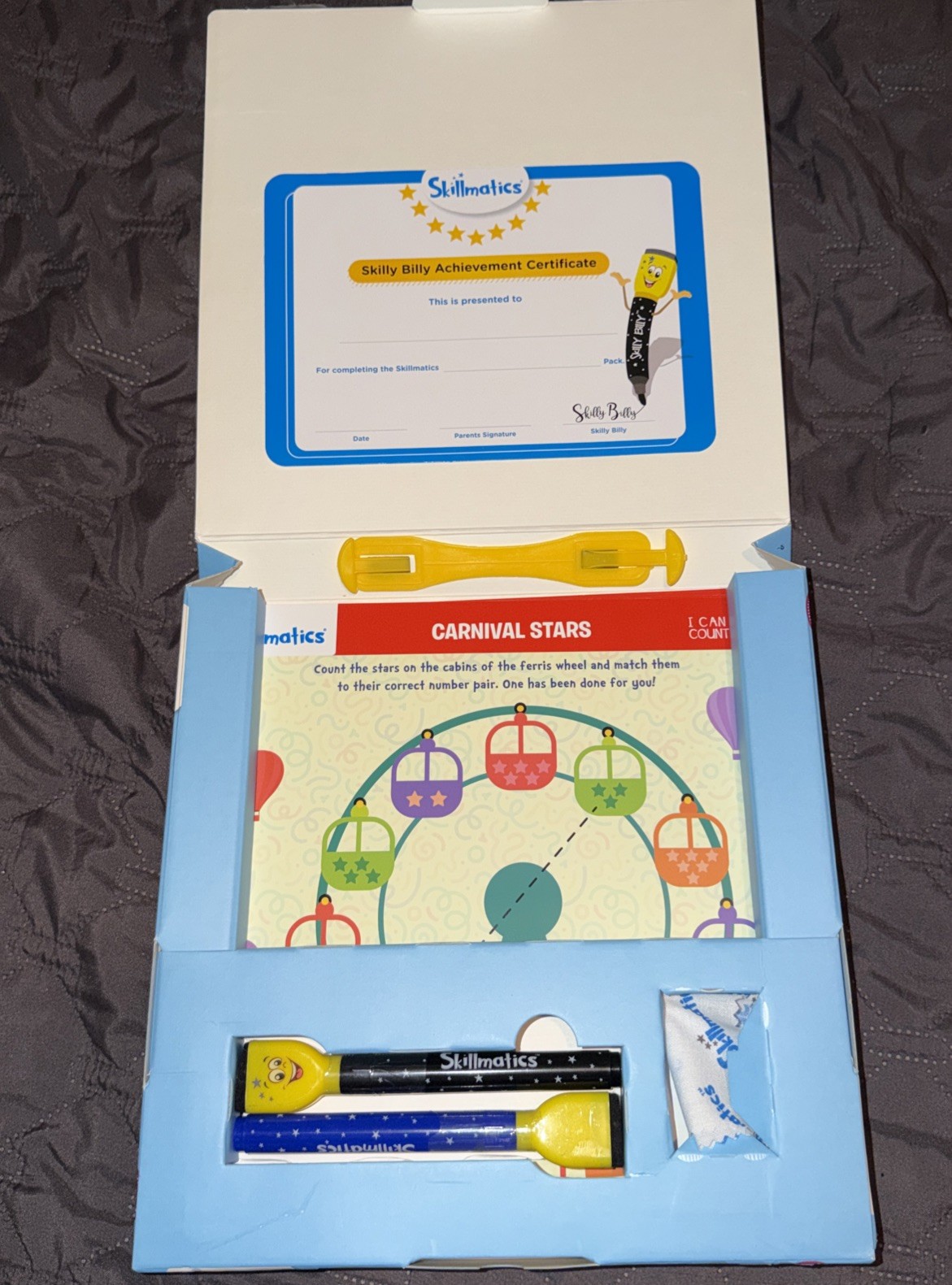 Skillmatics I Can Count Write Wipe Repeat Activity Mats Educational Game Age 3-6