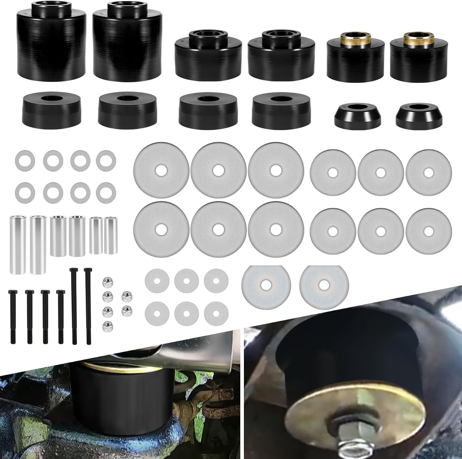 Ford Cab Mount Bushings 1980-1998 Poly