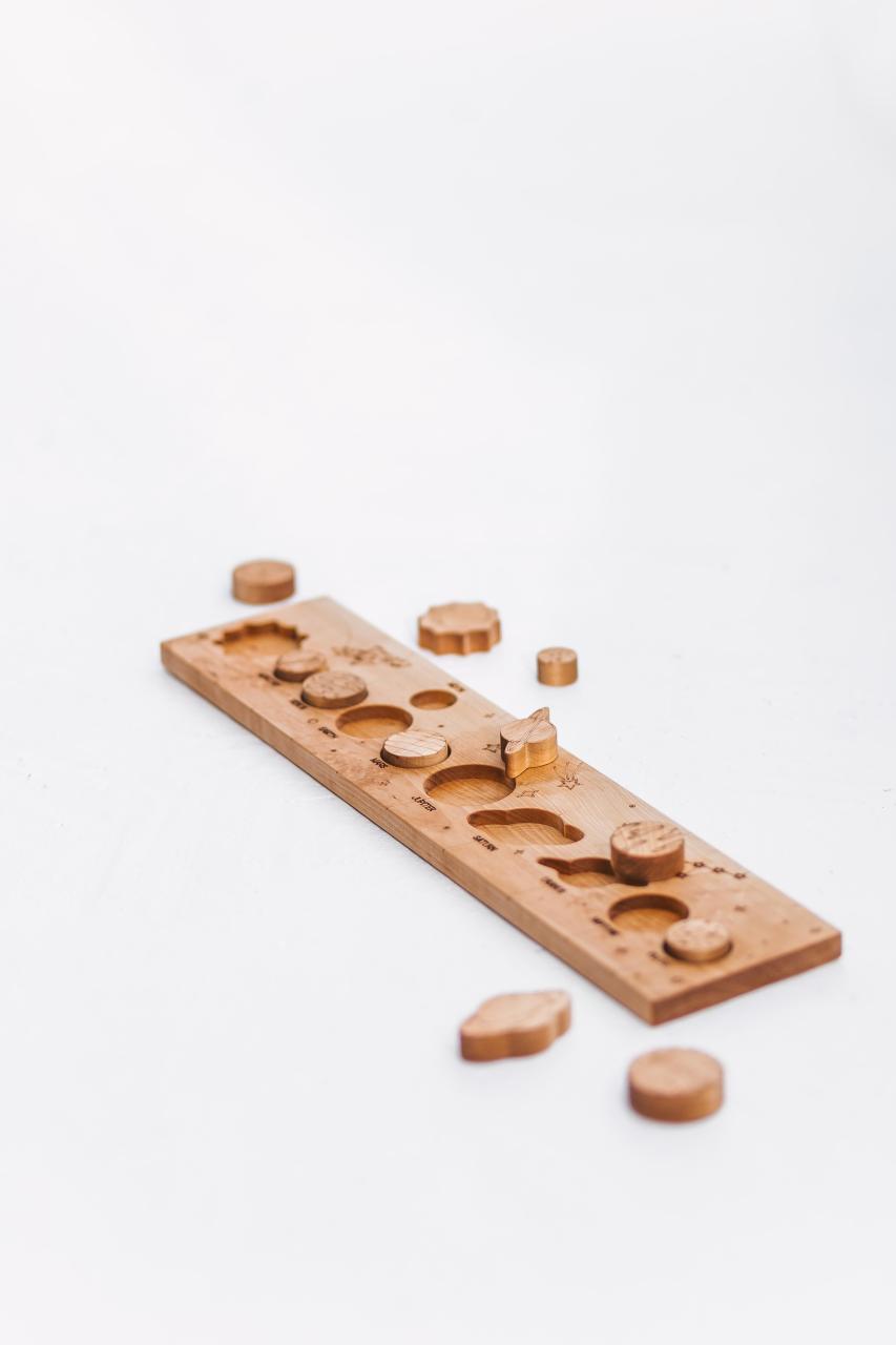 Solar system toddler puzzle toy, Montessori learning science toys, preschool