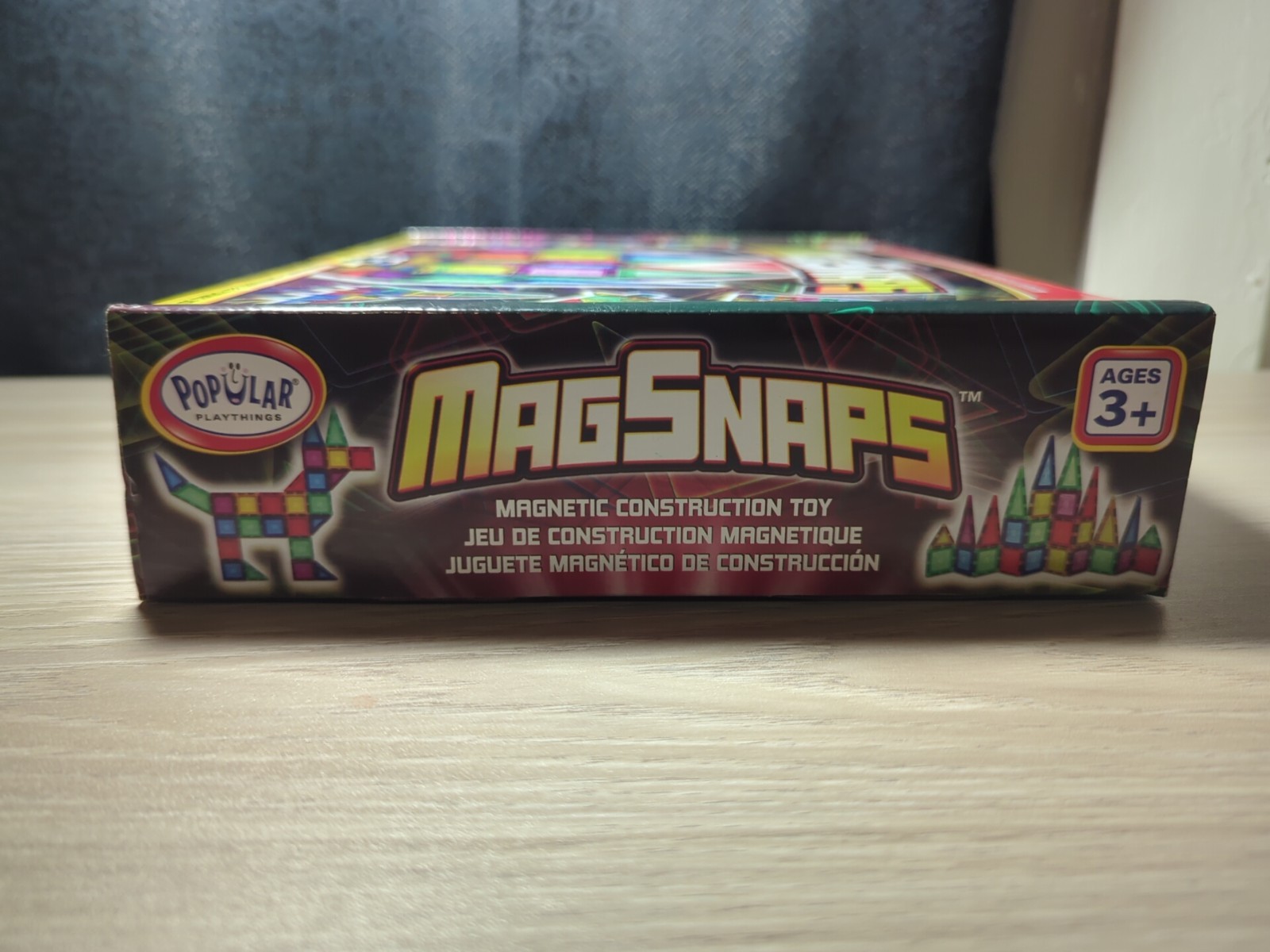 Popular Playthings MagSnaps 48 Piece Set – Ages 3+ | 1+ players