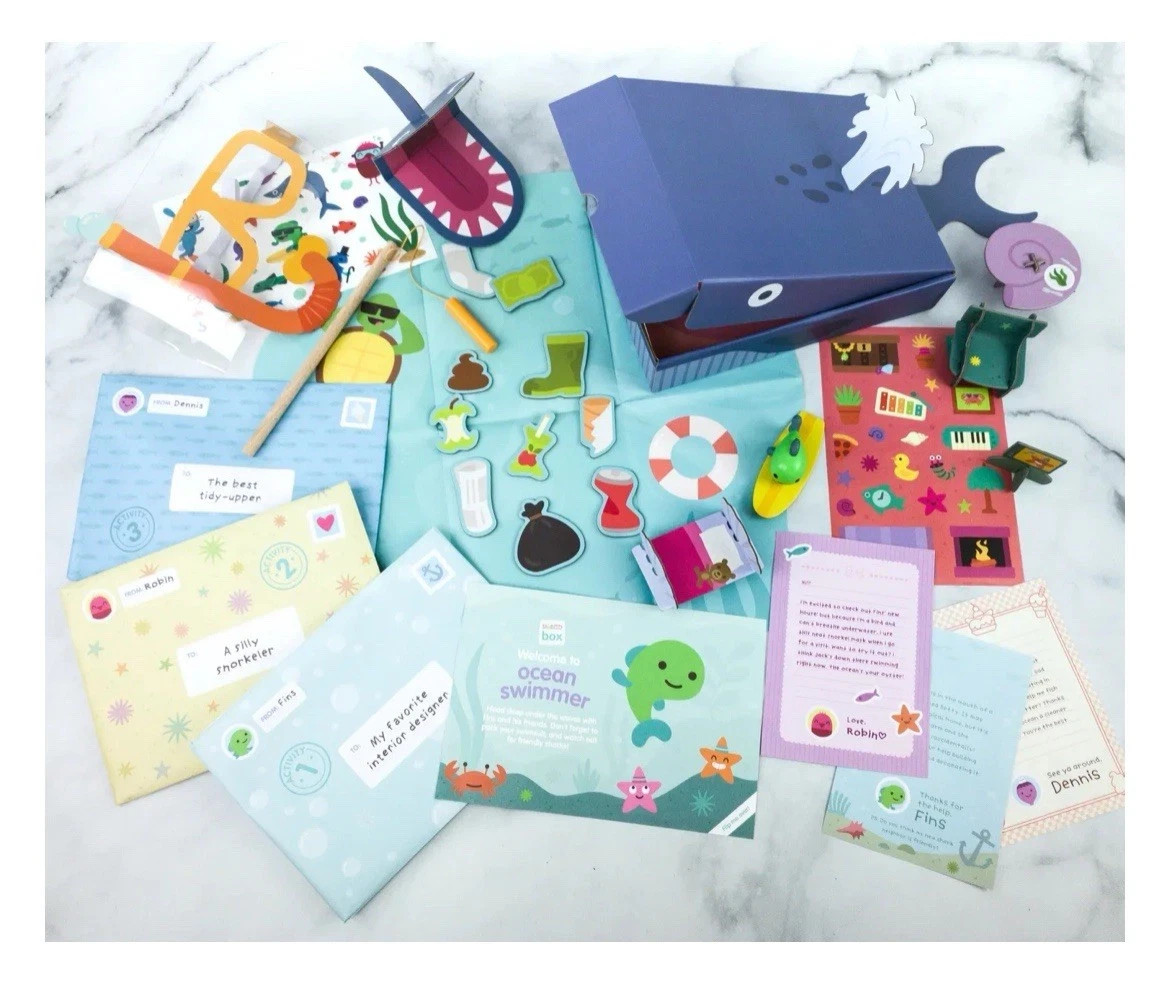 SEALED NEW Sago Mini Box June 2020 Subscription Activity Box – OCEAN SWIMMER 3+