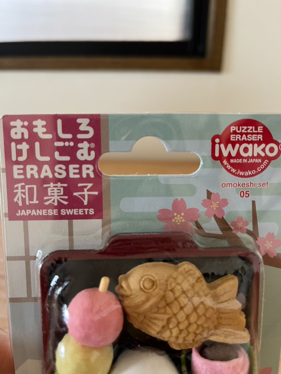 Iwako Japanese Eraser Wagashi Set Puzzle Erasers Traditional Sweets Made in Japa