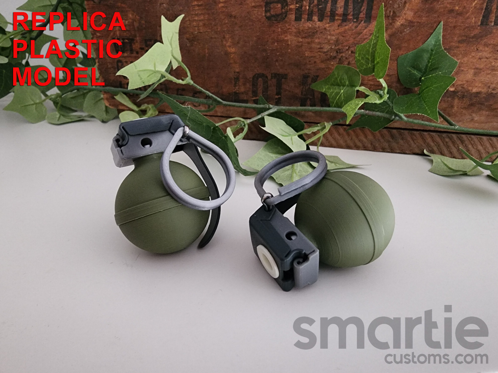 2 – DUMMY V40 Mini Frag Grenade – Plastic Replica