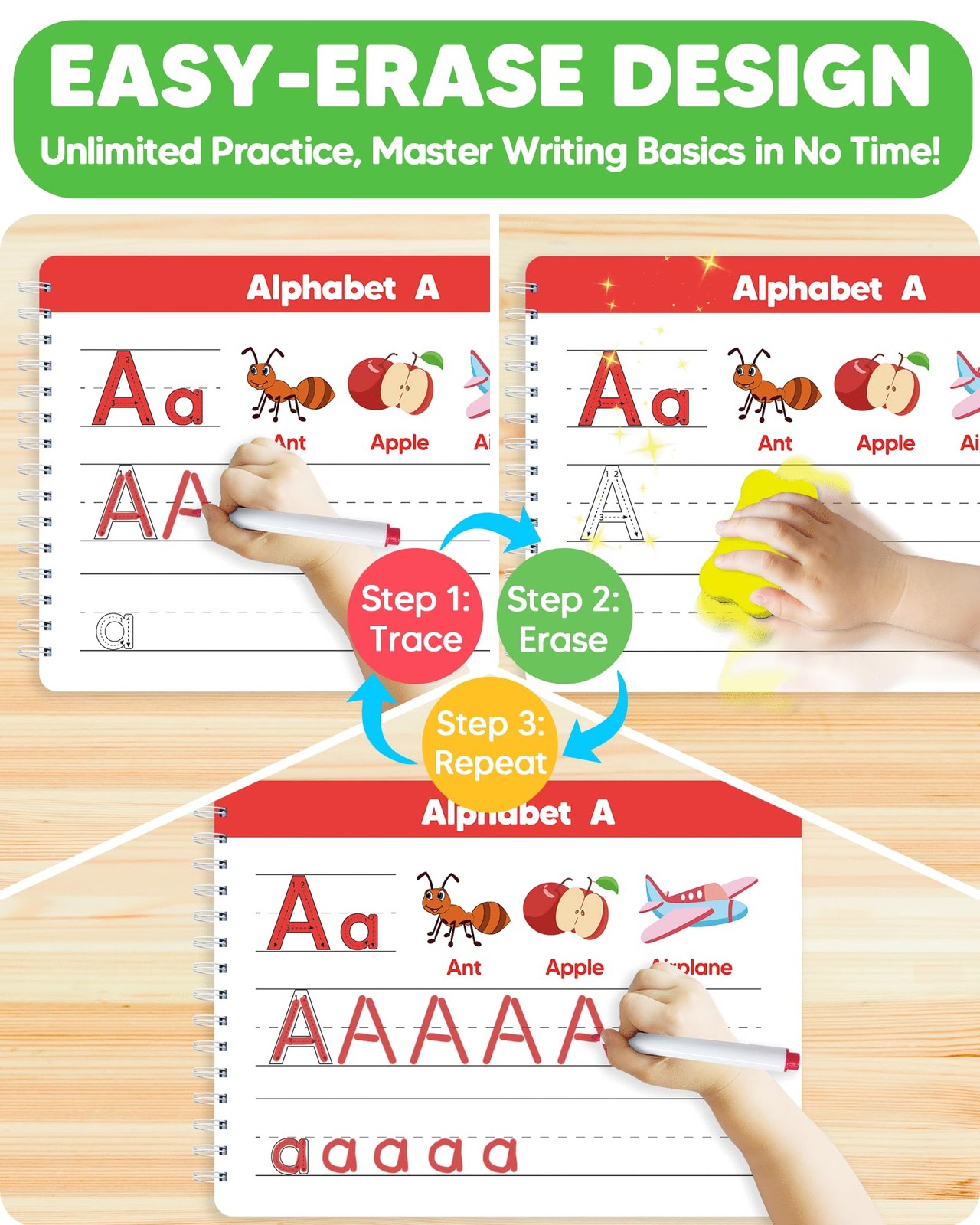 Preschool Learning Activities Kindergarten Workbooks, Toddler Busy Book Handwrit