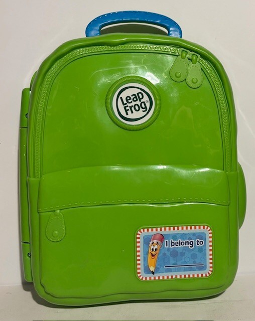 Leap Frog Mr. Pencils ABC Backpack Interactive Green Educational Toy Works