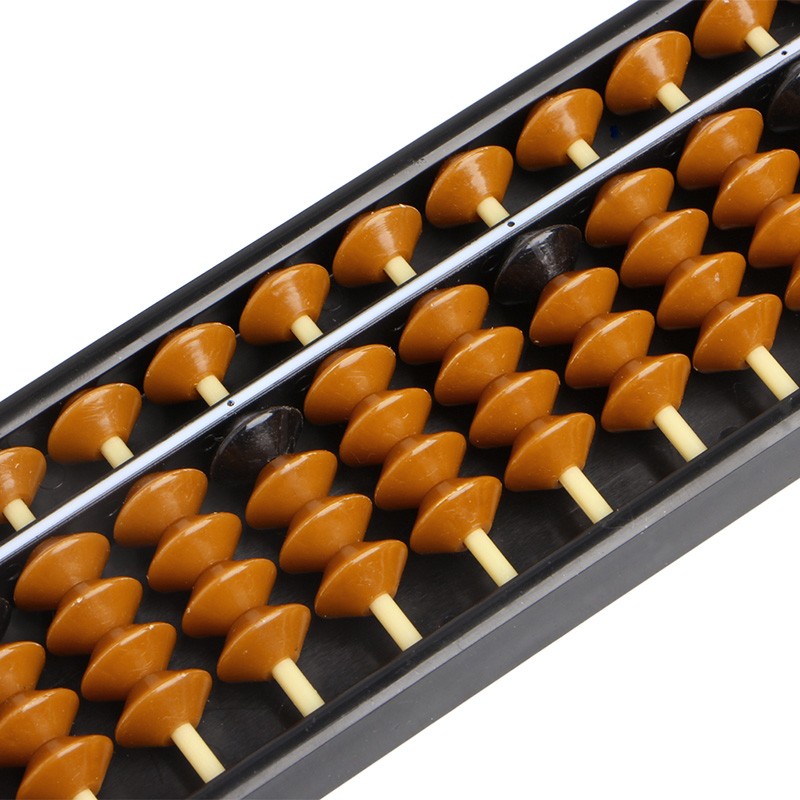 Plastic Abacus 15 Digits Tool Kid s Math Learn Aid Caculating Toys