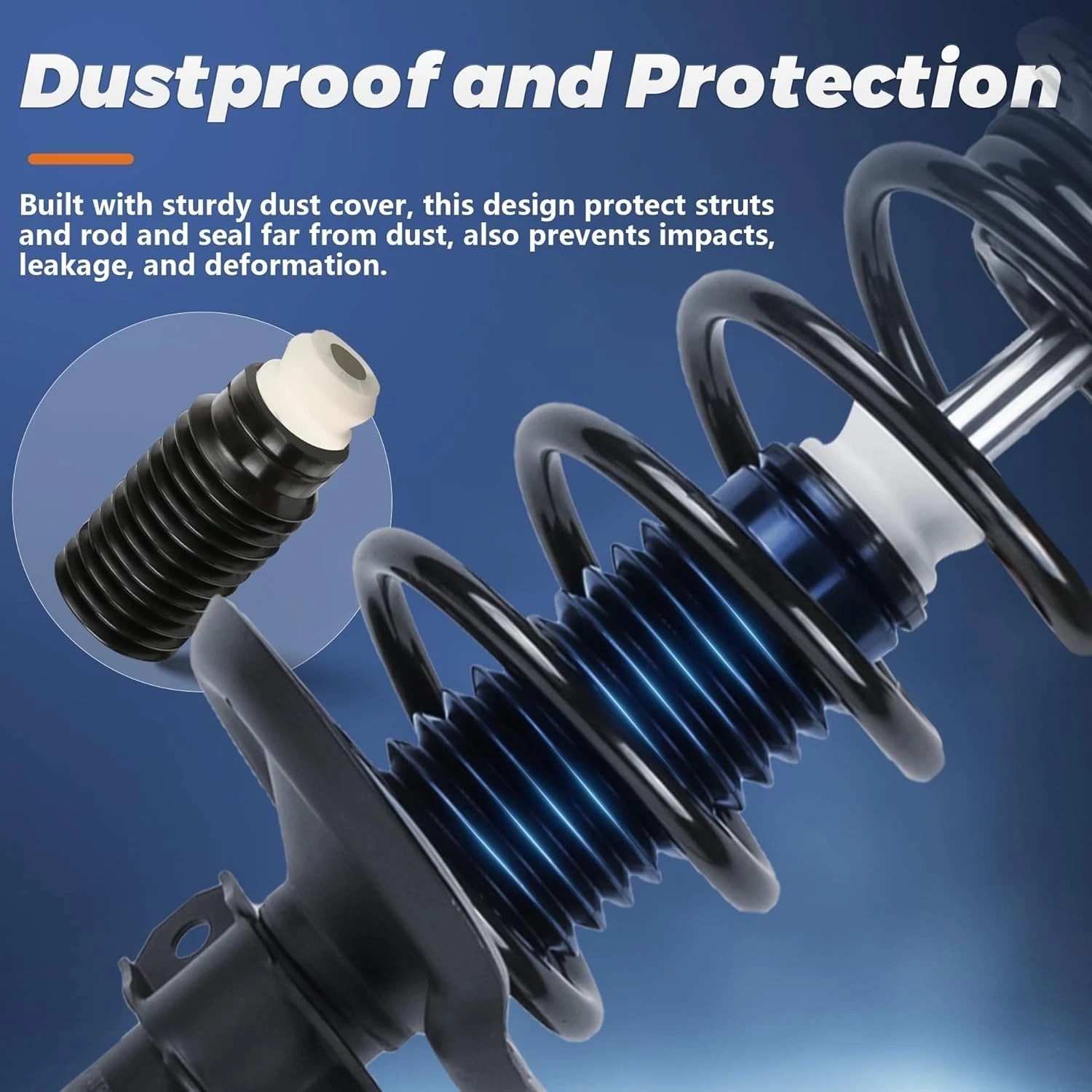 Rear Complete Struts shocks Assembly w/Coil Spring 171325 181325 Compatible for