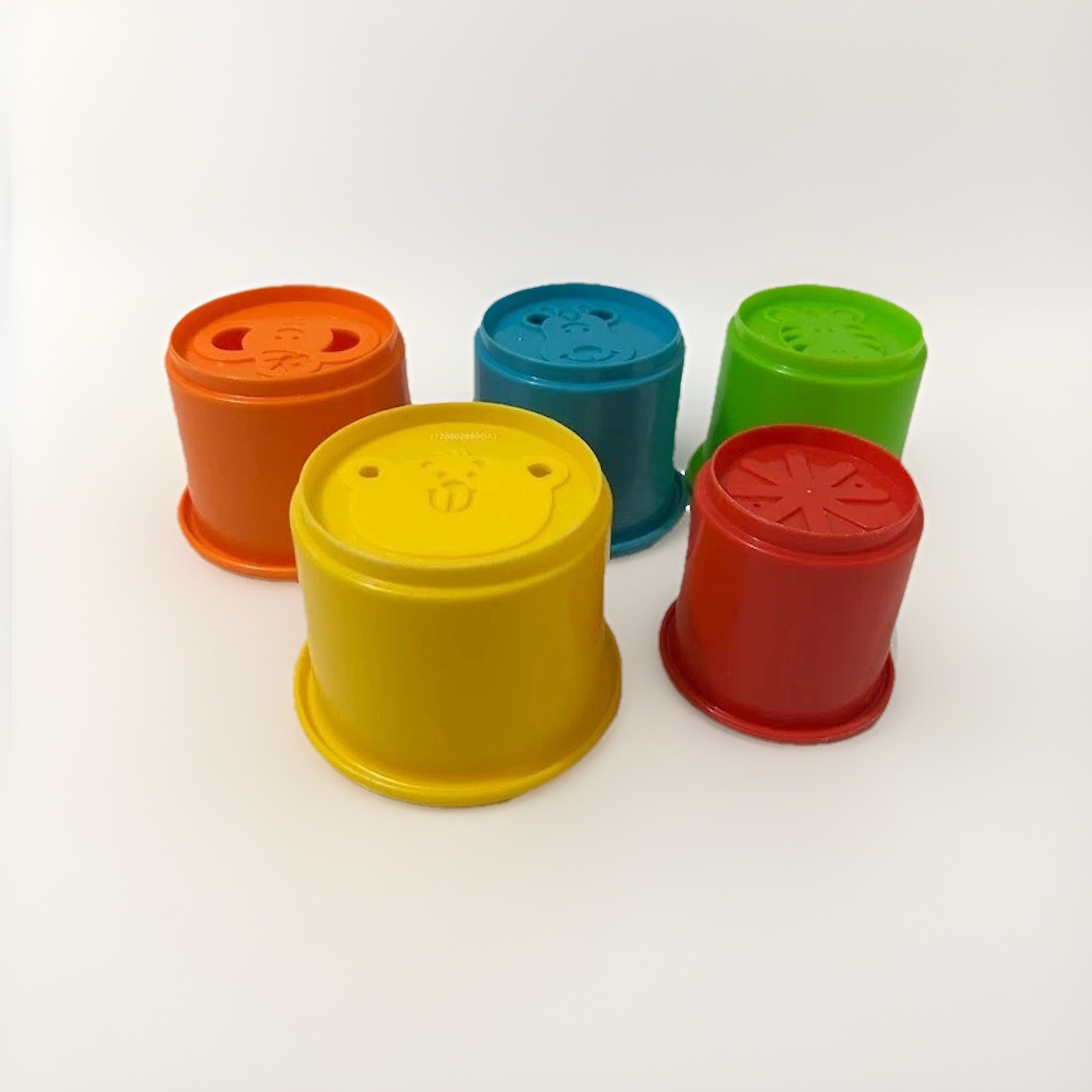 Nesting Cups Stack Count Colorful Water Toddler Toys Set Educational Development