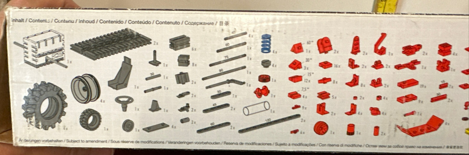 Fischertechnik Car And Drives eight models 280 pieces Unused open Box