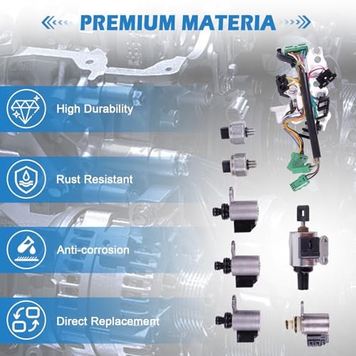CVT Transmission Solenoid Kit JF011E RE0F10A for Nissan Altima Sentra Rogue