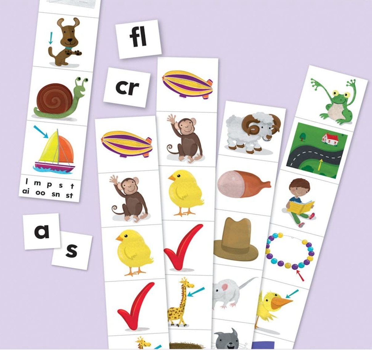Educational Insights Word Ladder Phonics Activity Center