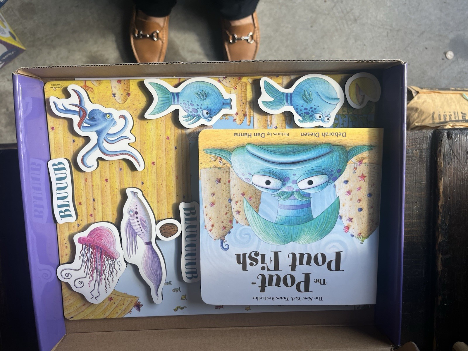 Magnetic Story Telling The Pout Pout Fish Interactive Toy for Kids Age 3