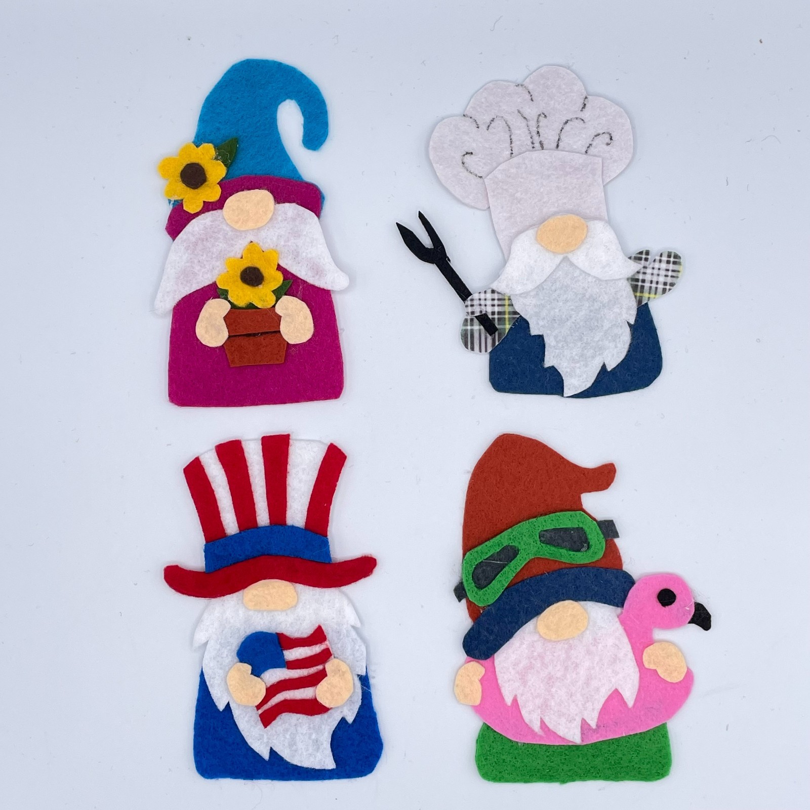 Gnomes All Year Round Felt Pieces for Felt or Flannel Board Play