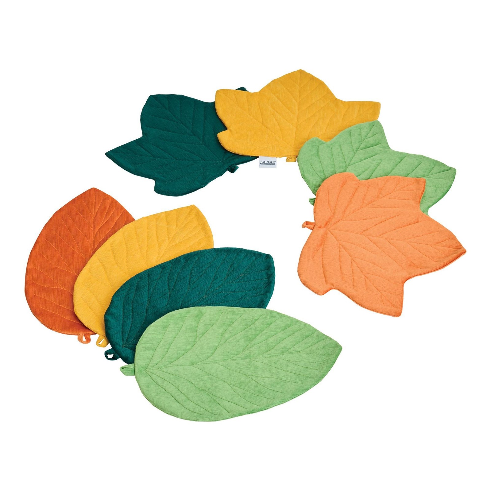 Kaplan Early Learning Jumbo Sensory Leaves – Set of 8