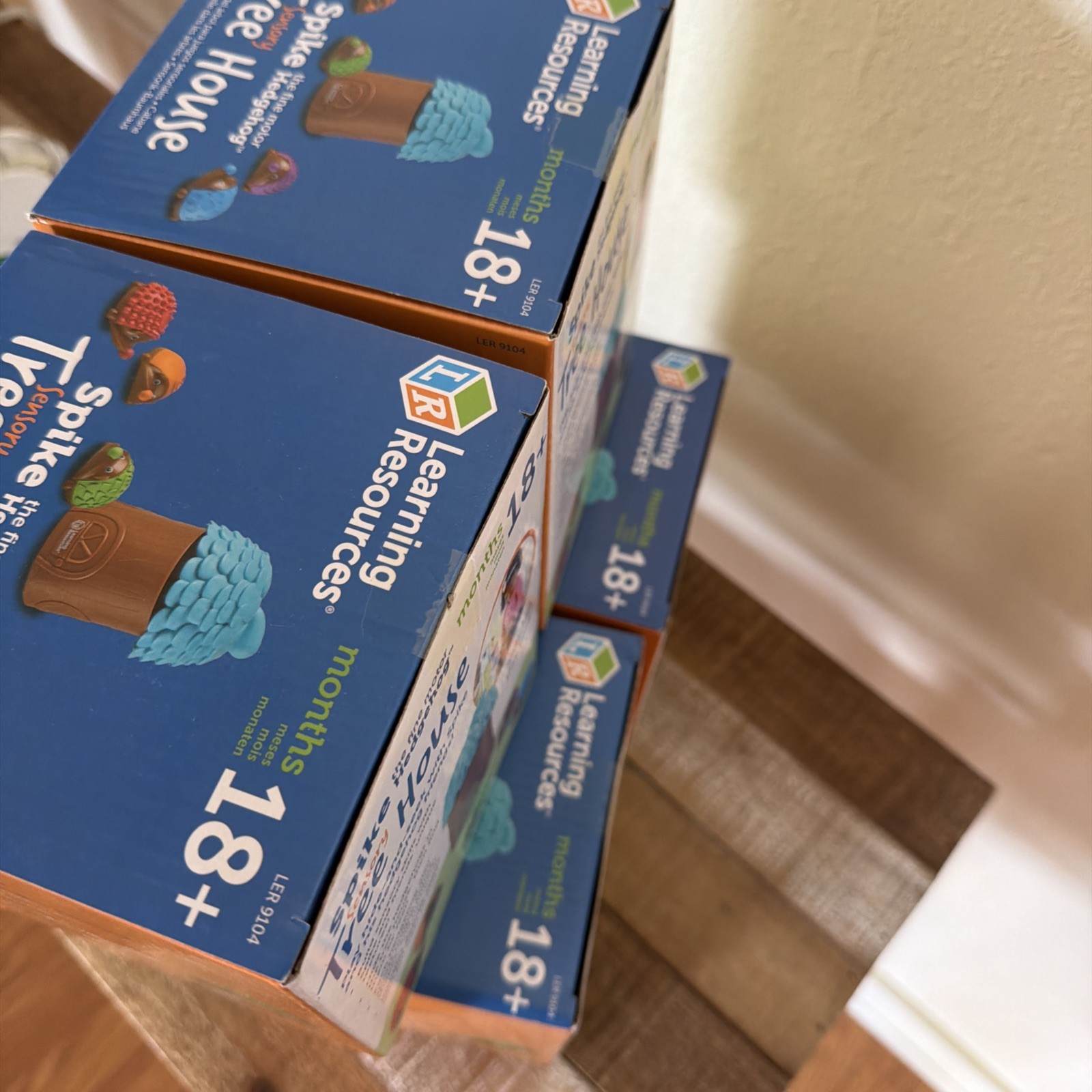 Learning Resources Spike the Fine Motor Hedgehog Sensory Tree House Lot Of 4