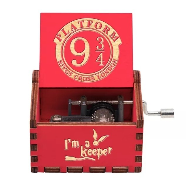 Harry Potter Vintage Music Box With Crank Tune From The Legendary Film