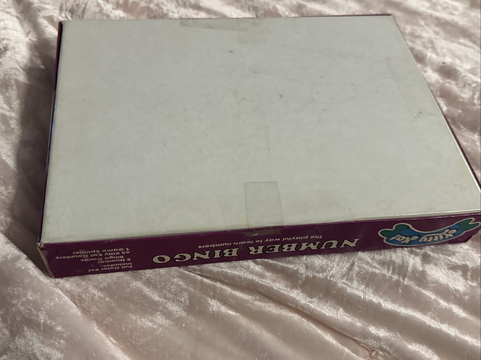 Kitty Kat Number Bingo Home School Game Open Box Vintage VGUC RARE