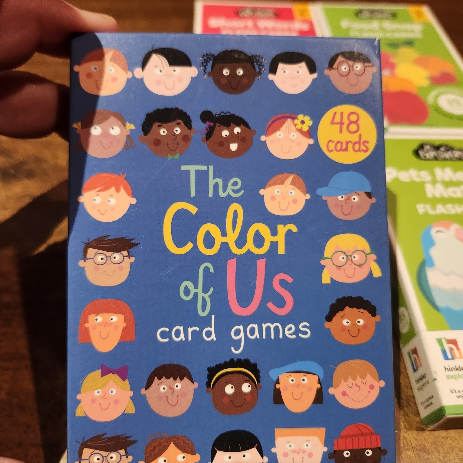 3-Hinkler jr. Explorers Flash Cards, Short Words, Food & Color of Us
