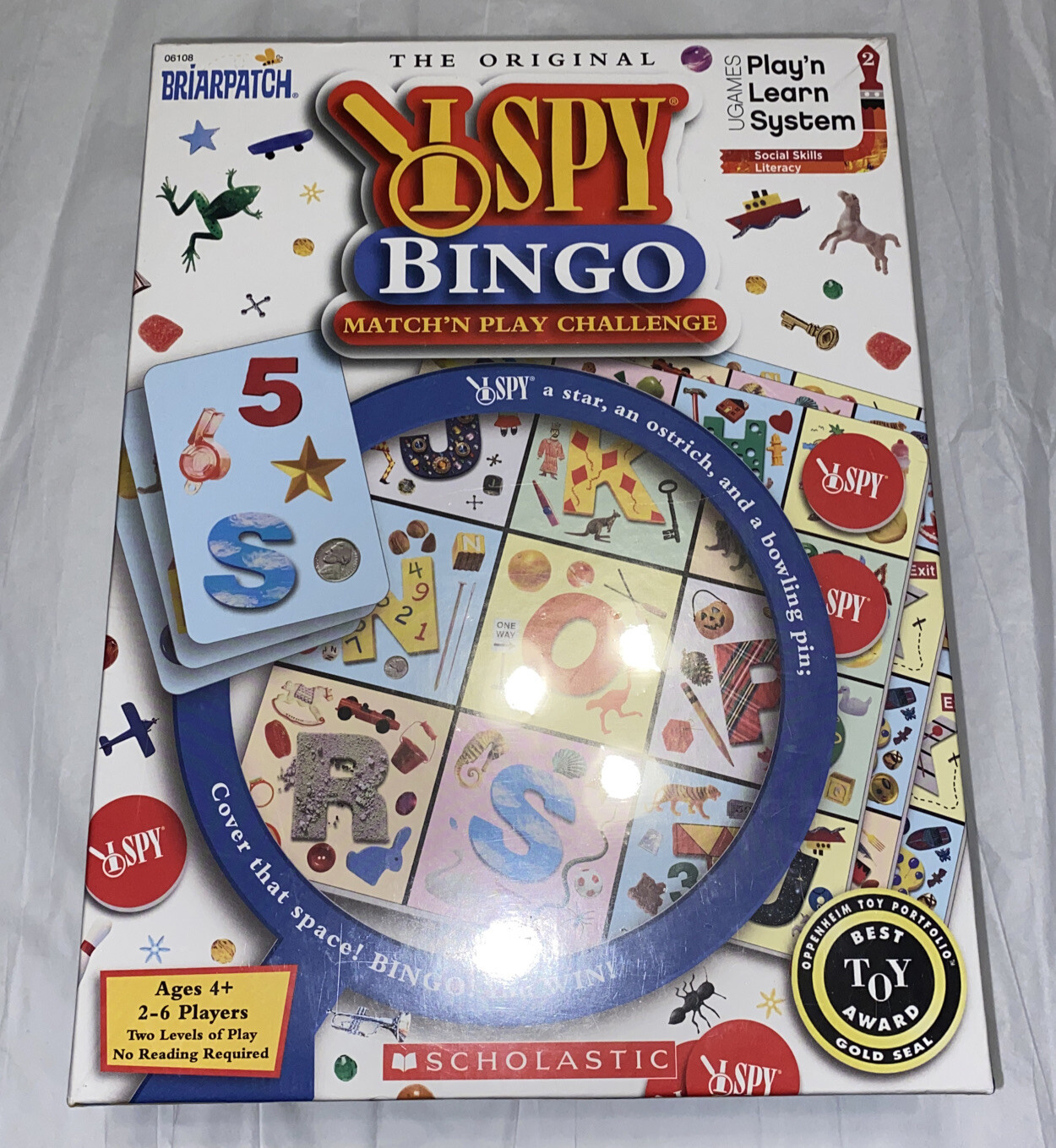 Briarpatch I Spy Bingo Play N Learn System Homeschooling New Sealed
