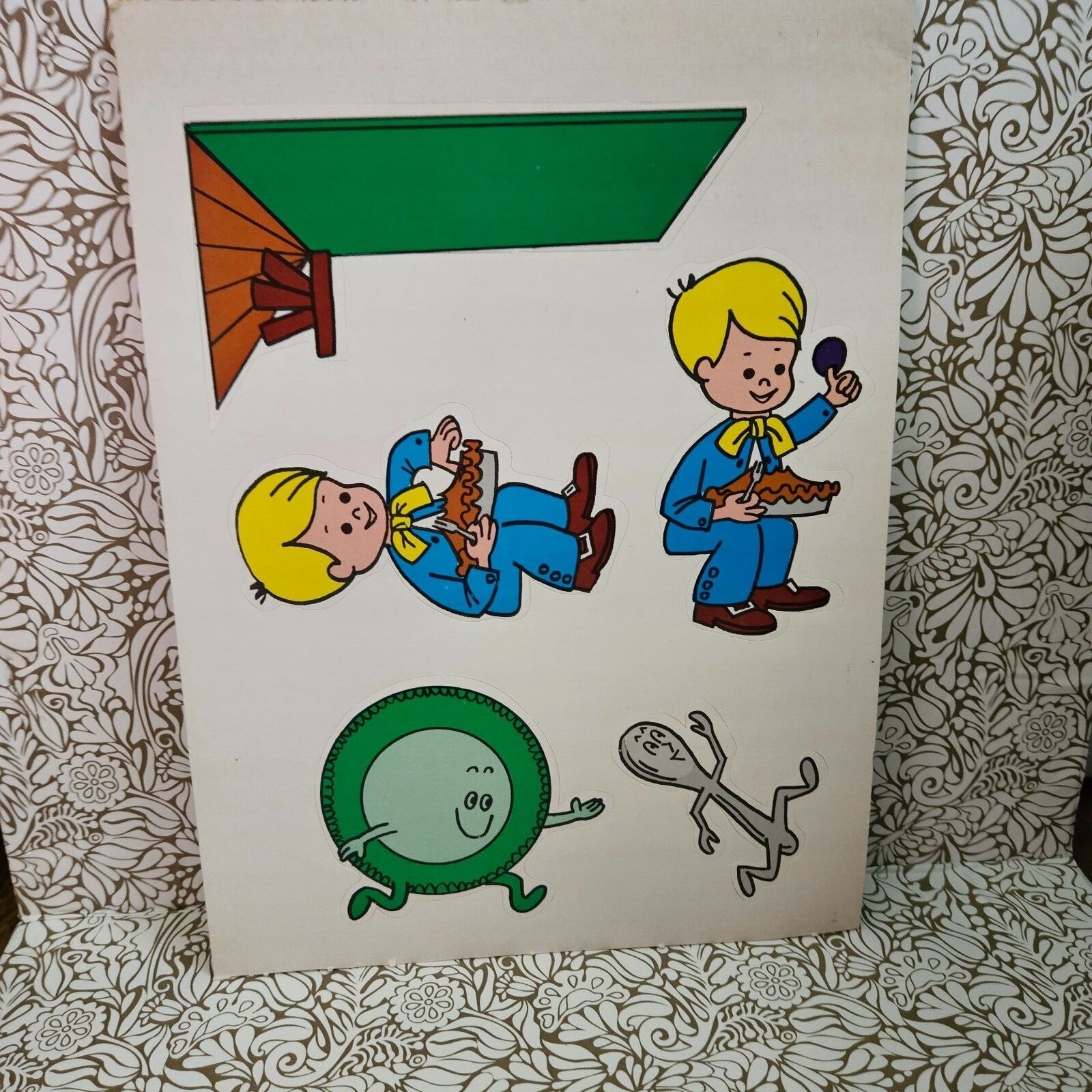 Vintage Mother Goose Rhymes Flannel board NIP cutouts Teacher Preschool Literacy