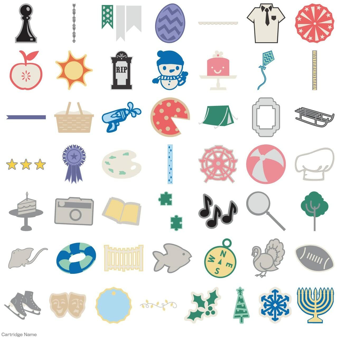 Cricut Family Album Cartridge – 350 Unique Images