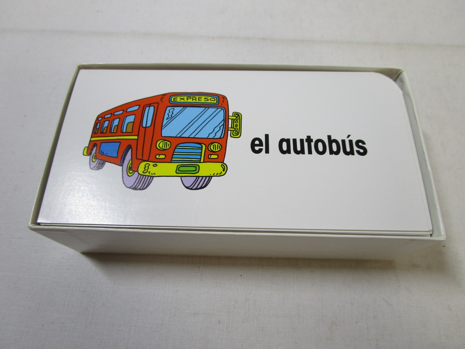 Vintage 1993 Trend Enterprises Inc Spanish Flash Cards T-1668