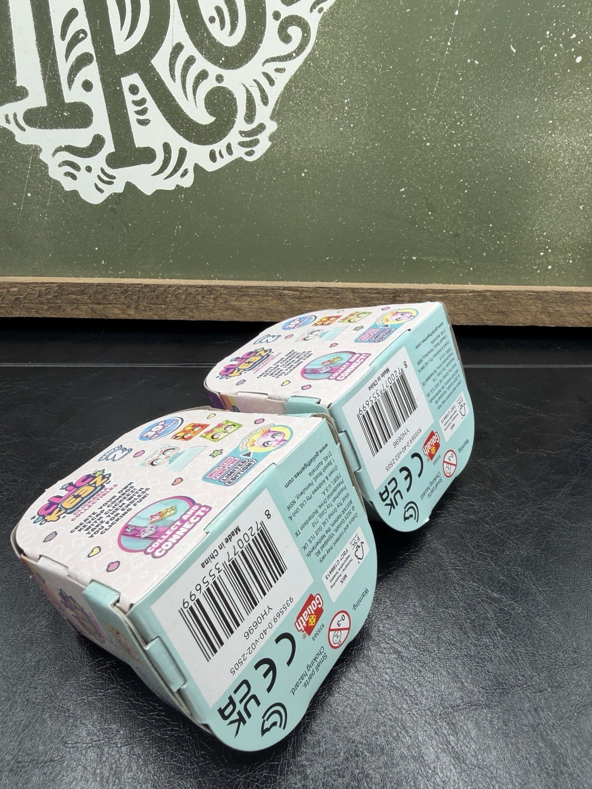 Bundle of 2 Clickeez Series 2 Clickable Collectible Toy 2-Pack Mystery Blind Box