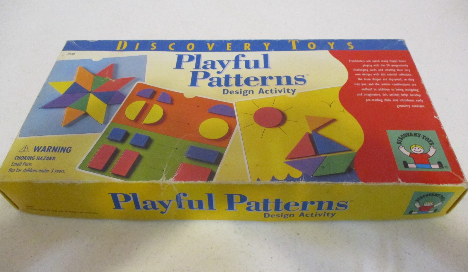 Playful Patterns-Design Activity-19 Cards-6 Colors Foam-1996-Vintage-As Shown