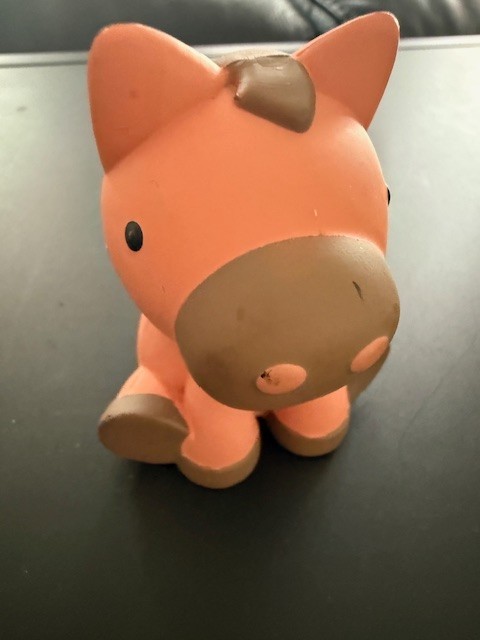 Learning Resources Peekaboo Learning Farm Animal Figure Brown Horse Pony Toy