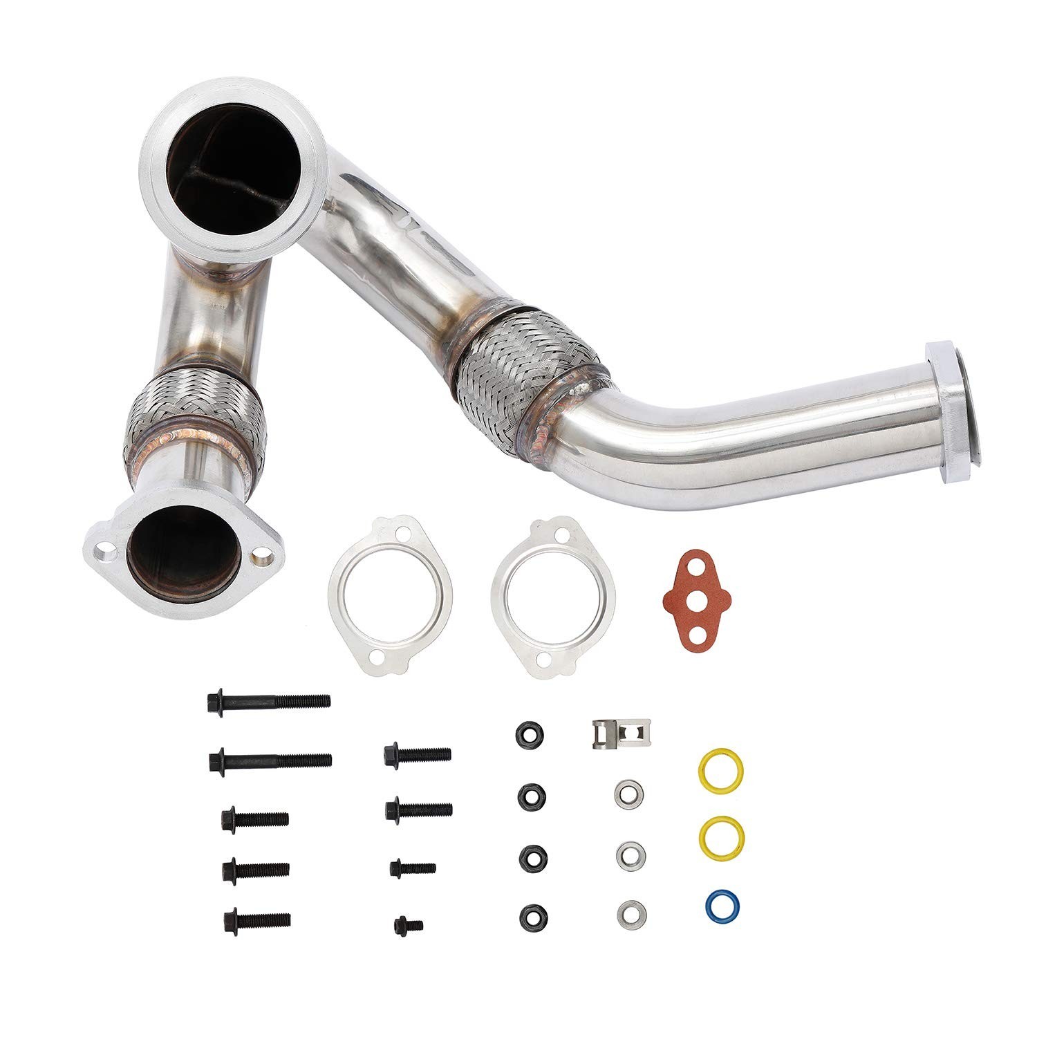 HQPASFY Turbocharger Y-Pipe Up Pipe for 2003-2007 Ford 6.0L Powerstroke Diese…
