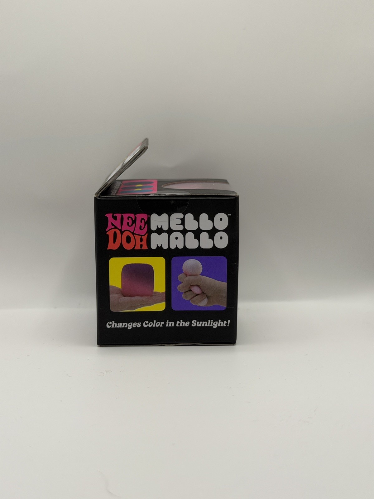 NEW Nee Doh Mello Mallo Color-Changing Marshmallow Squishy Squeeze Ball Pink