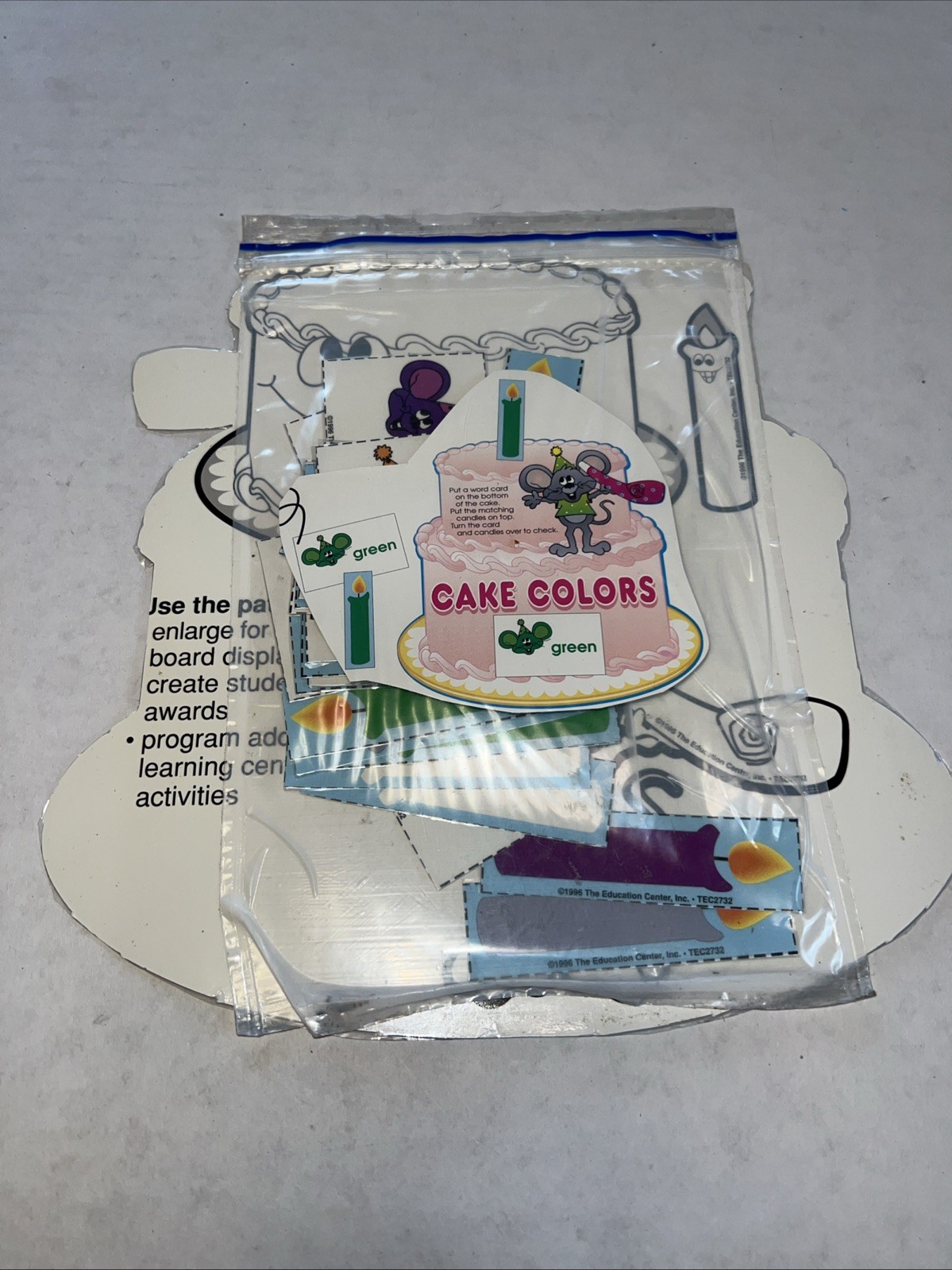 Cake Colors Grades K-1 Color/Color Word Game