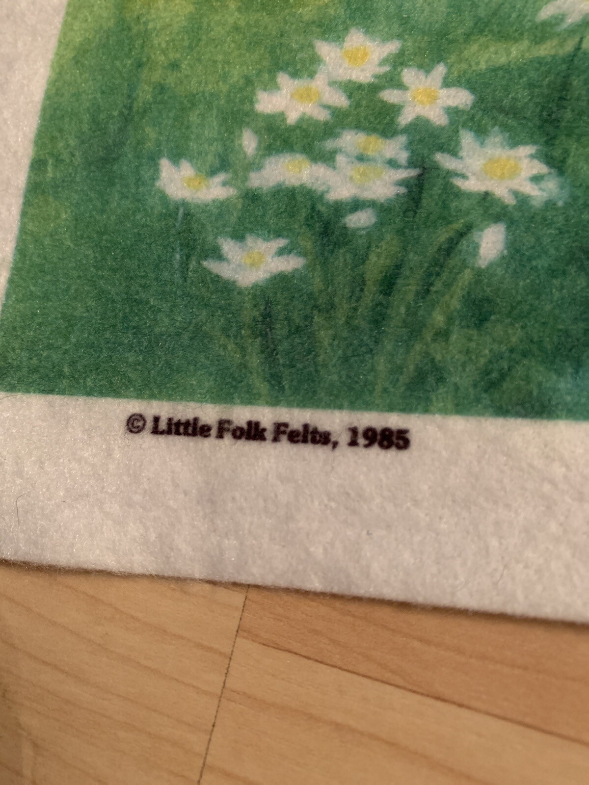 Little Folk Felts 1985 Felt animals And world locations learning Tool
