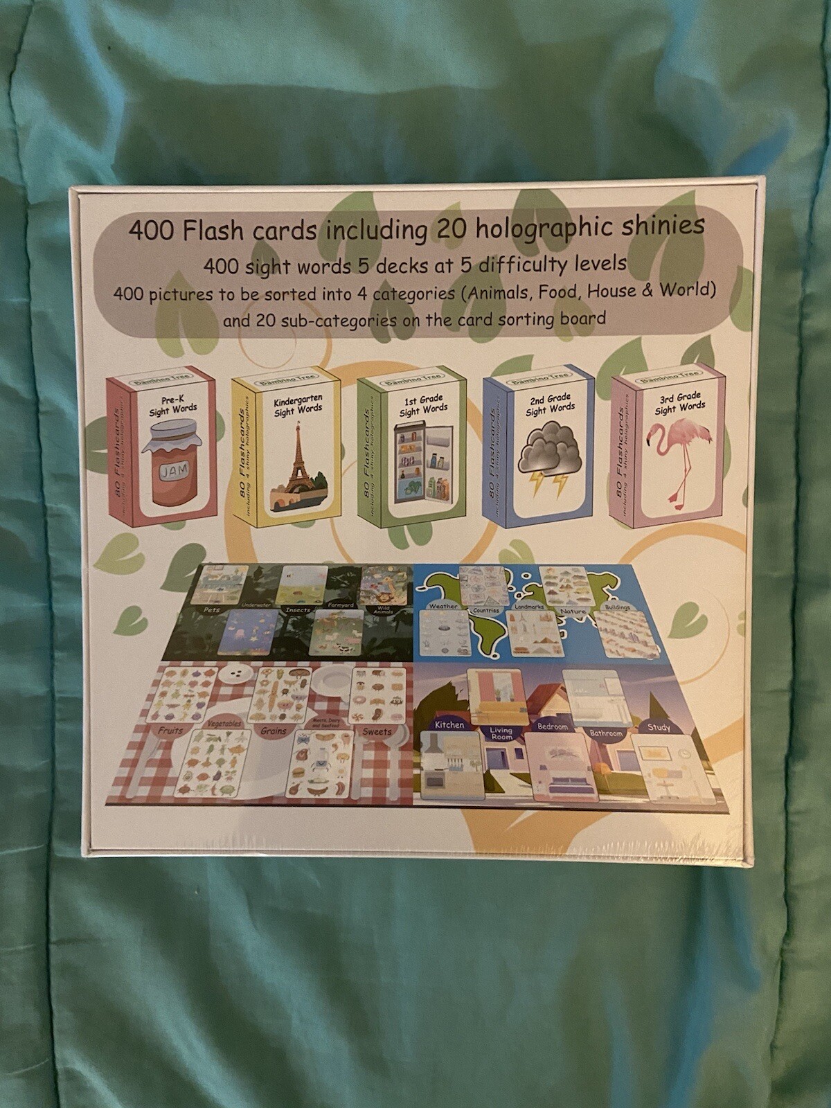 Sight Words and Vocabulary Sorting Flashcard & Board Game