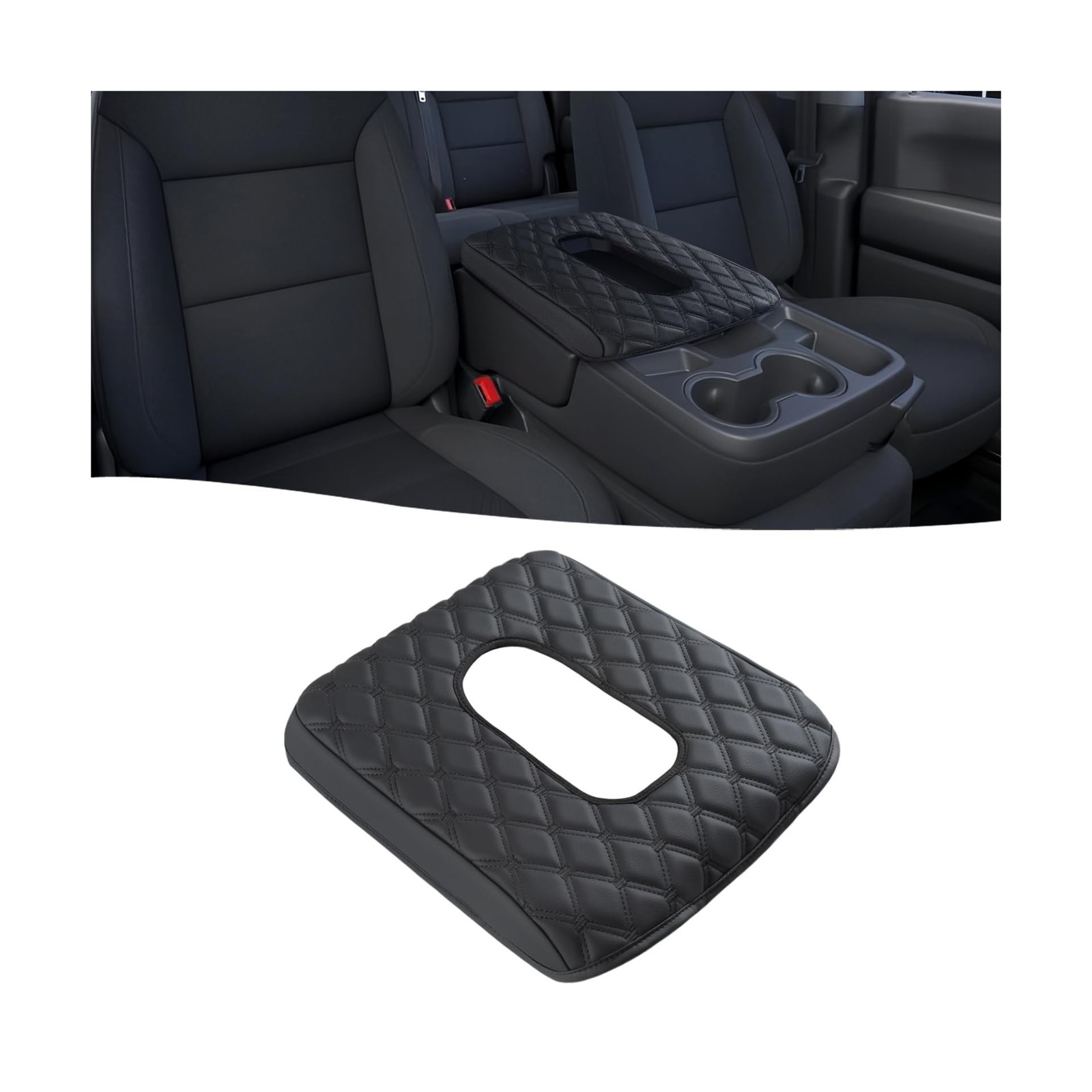 GIANT PANDA Custom Center Console Cover Fit 2019-2024 Chevy Silvera… Fast Ship