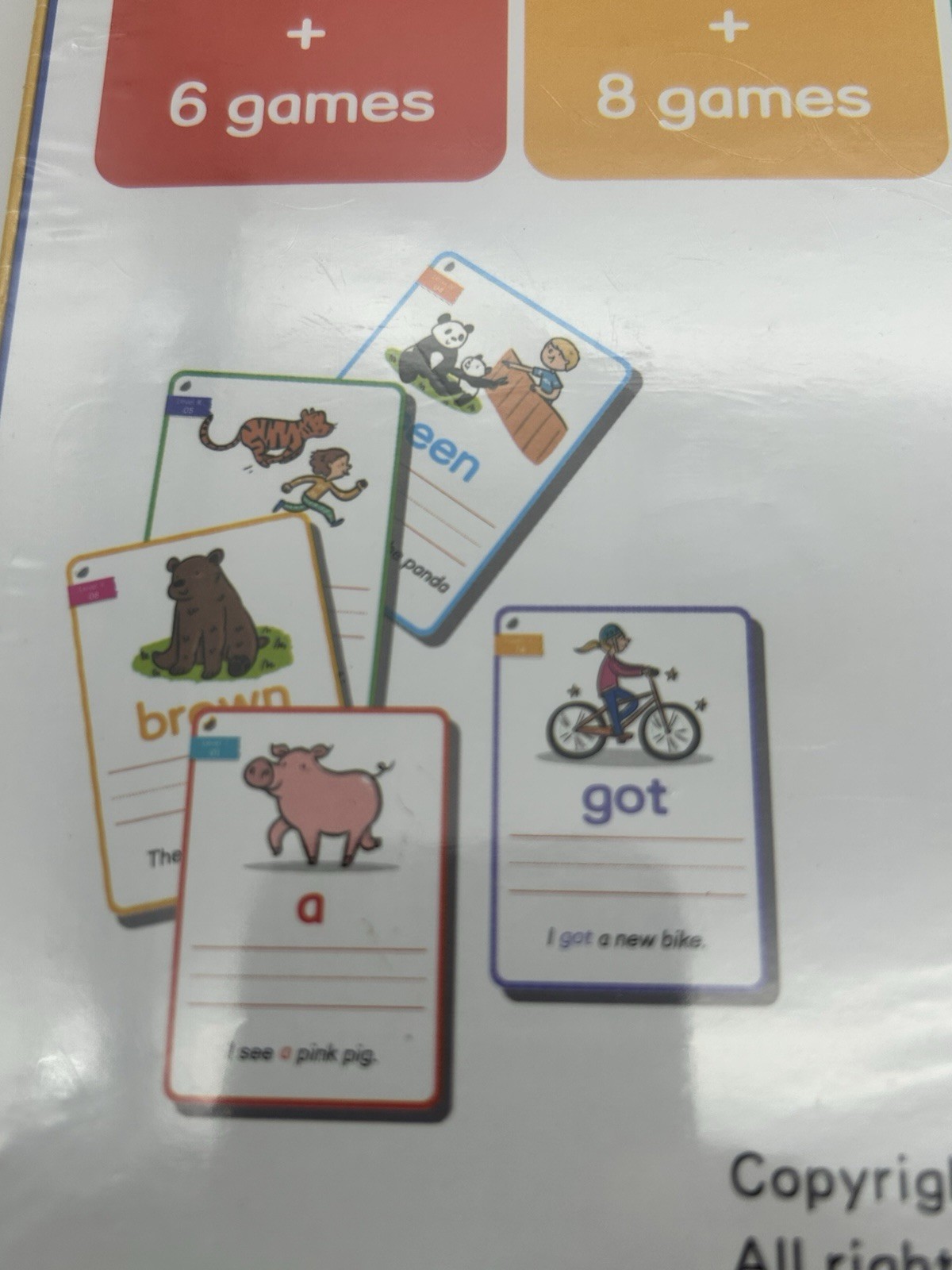 Hoqeewipe Sight Words Learning Cards 130pc Wipe Clean Set Ages 3+ New