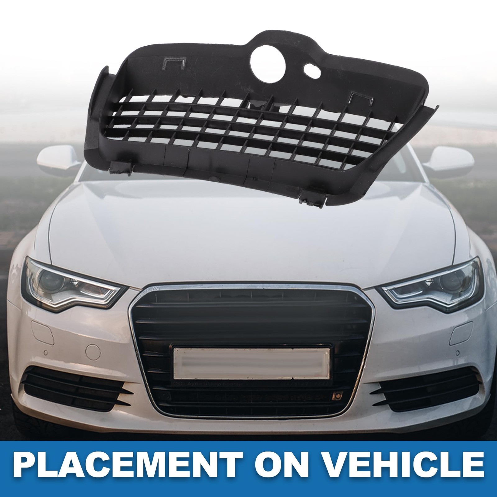 Fog Light Grill No.1H6853666 Front Lower Bumper Fog Light Cover Inserts for V…