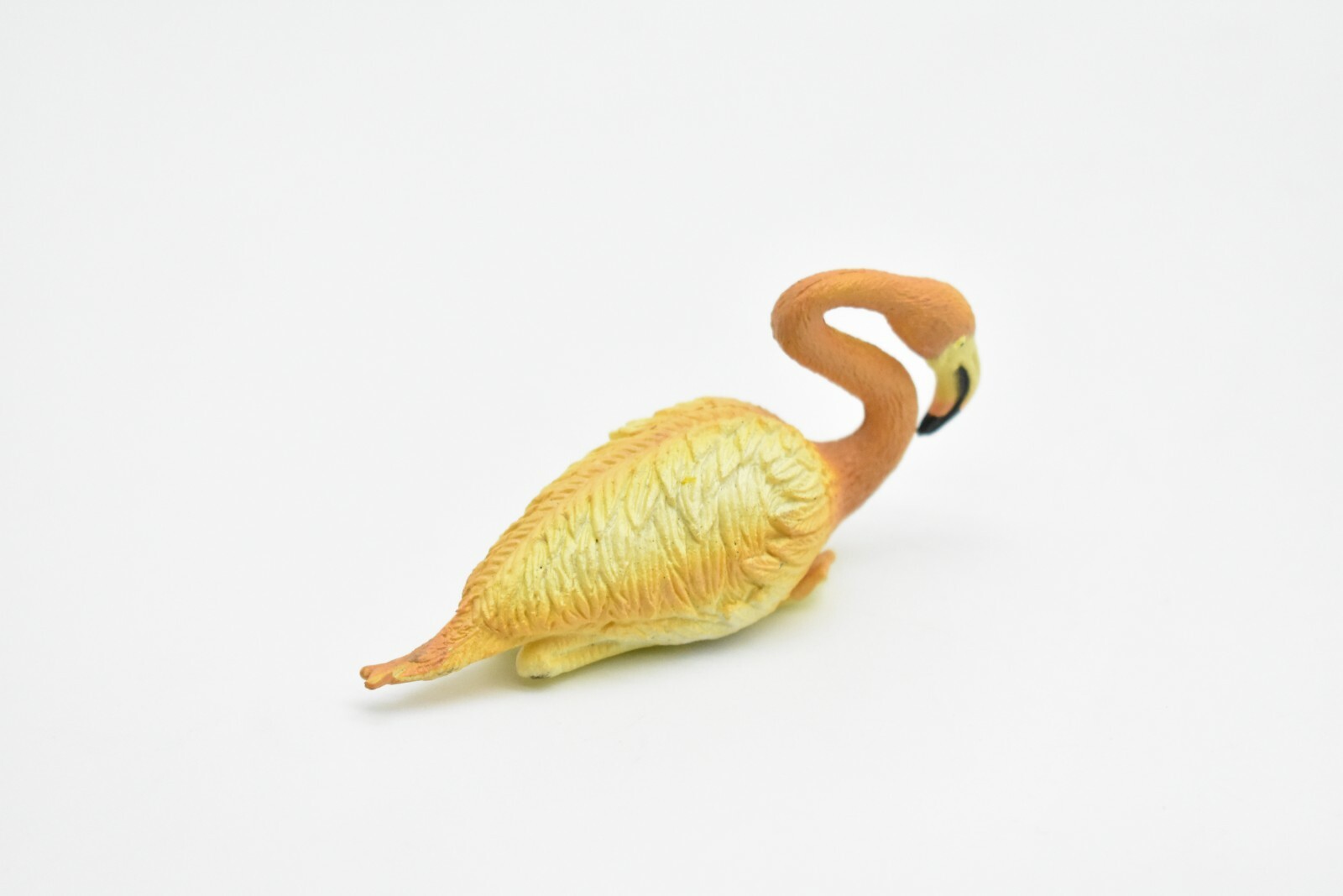 Flamingo Toy, Realistic Rubber Replica Bird, Hand Painted Model 3″ CWG200