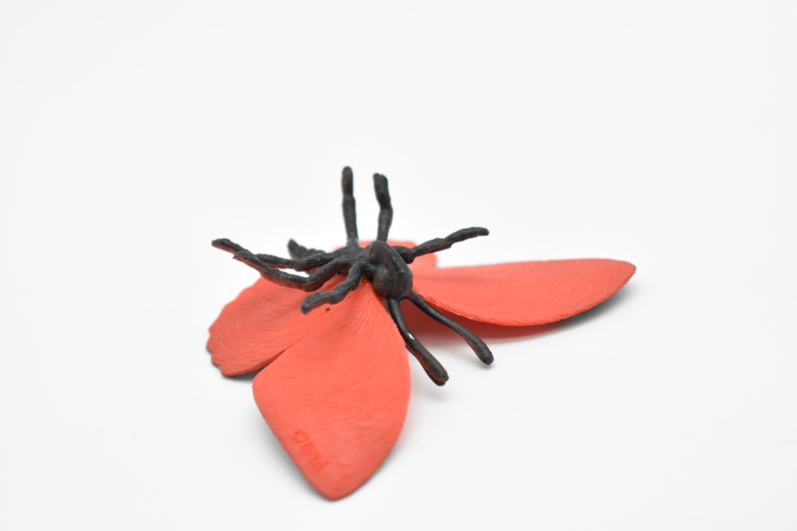 Butterfly, Red, Rubber Toy Bug, Realistic Figure, Model, Replica, Kids 2″ F4469
