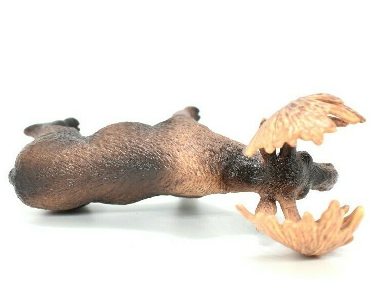 Moose Toy Model Plastic Replica Forest Animal, Kids Educational Gift 4″ OK613 B6