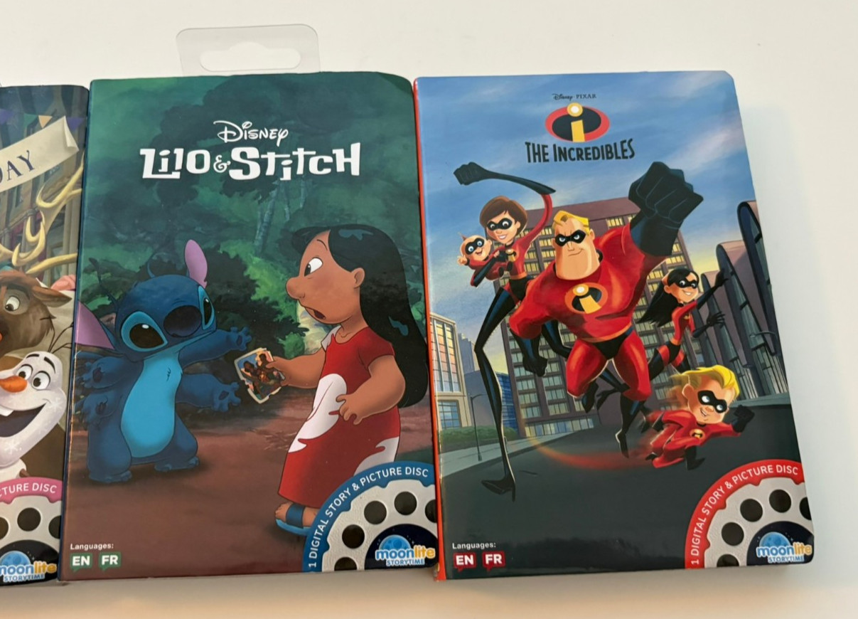Moonlite Story Reel – Disney Projector Set of 4 Frozen, Lilo & Stitch & Other